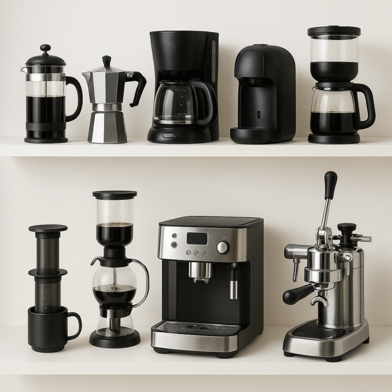 Guia Completo de Cafeteiras (2025): Tipos, Preços, Bebidas e Qual Escolher